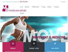 Tablet Screenshot of medcarerehab.com